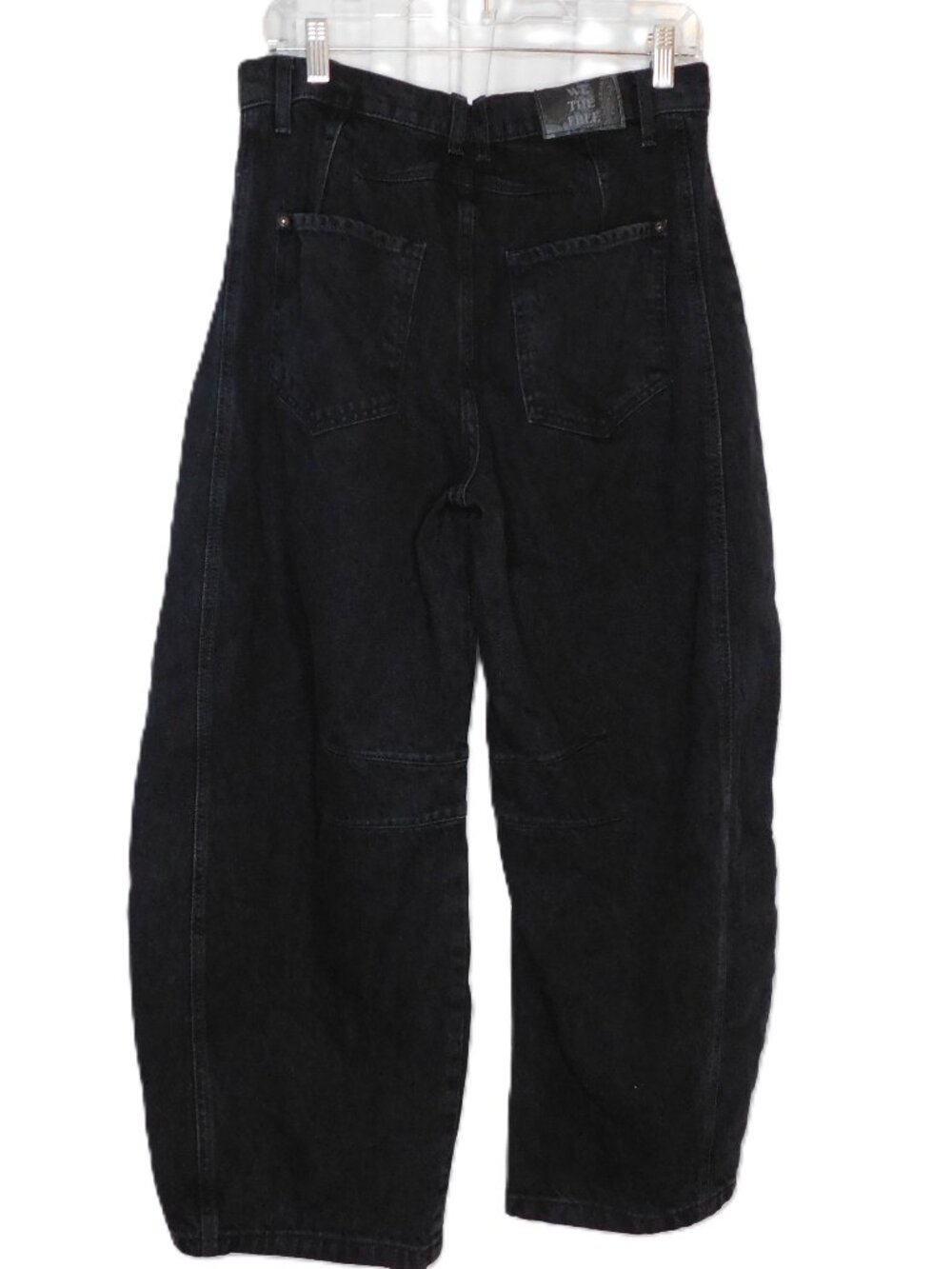 Free People Good Luck Mid Rise Barrel Jeans | Soundwave | Black | VGUC | 28 - Picture 5 of 9